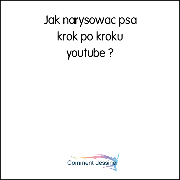 Jak Narysowa Psa Krok Po Kroku Youtube Jak Narysowa